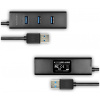 4-portos USB HUB gyorstöltő funkcióval, Axagon (USB 3.0) #4