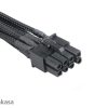 Akasa PCIe VGA táp hosszabbító kábel 40 cm (8-pin) #3