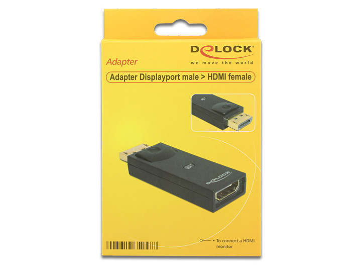 Delock DisplayPort > HDMI 4K passzív átalakító (fekete) #2