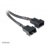 4-pin (PWM) ventilátor táp elosztó kábel (15 cm) - Akasa #3