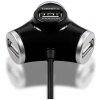 4-portos USB HUB Axagon Trinity (USB 2.0) - fekete #2