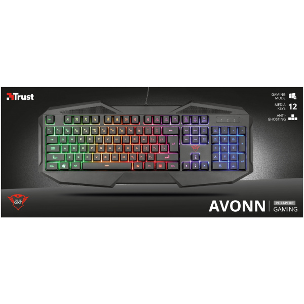 Trust GXT 830-RW Avonn Gaming billentyű, világít #5