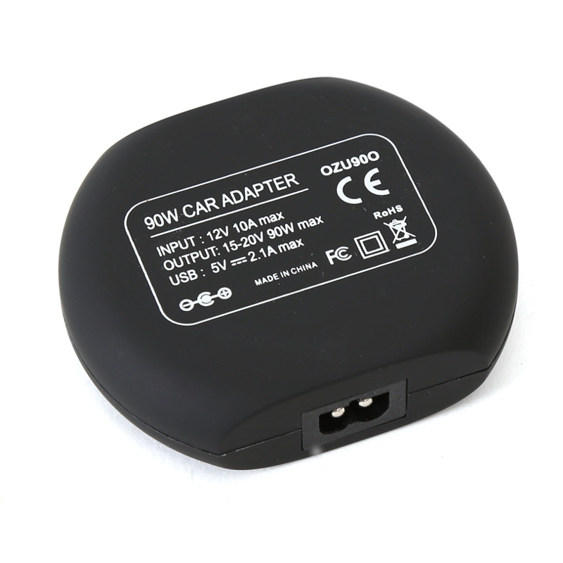 Omega autós AC adapter notebookhoz 90W (extra USB töltőporttal) #3