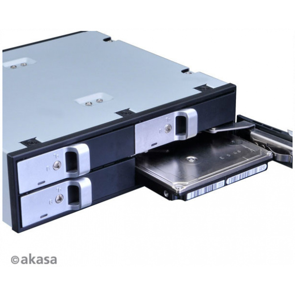Akasa Lokstor M22 HDD mobil rack (akár 4db 2,5" SATA HDD/SSD-hez) #2