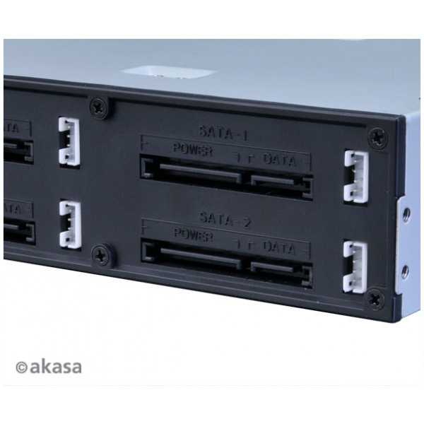 Akasa Lokstor M22 HDD mobil rack (akár 4db 2,5" SATA HDD/SSD-hez) #4
