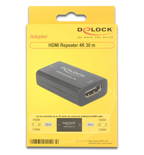 Delock HDMI Repeater (jelismétlő) 4K, akár 30m-ig #2