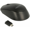 Delock vezeték nélküli optikai mini egér USB Type-C™ vevőegységgel #2