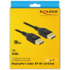 DisplayPort (M/M) Premium kábel 1m - Delock (8K 60Hz) #3