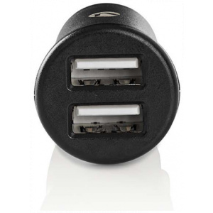 USB Car charger (autós töltő adapter) DC 4,8A (össz) 2 USB csatlakozóval - Nedis #2