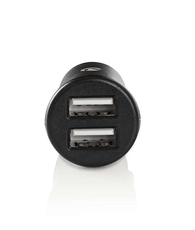 USB Car charger (autós töltő adapter) DC 4,8A (össz) 2 USB csatlakozóval - Nedis #2