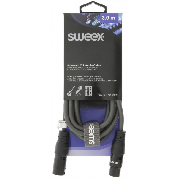 Nedis XLR hosszabbító kábel (anya-apa) 3m #2
