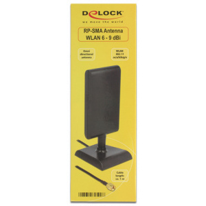 WiFi antenna Delock 2-4dBi, RP-SMA (irányítatlan, mágneses talppal) #2