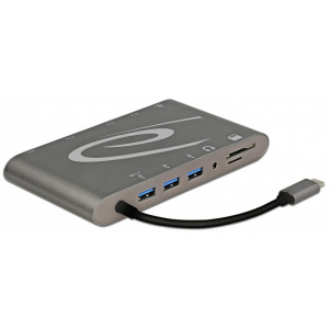 Delock USB Type-C™ 3.1-es dokkolóállomás, 4K (sötétszürke) #2