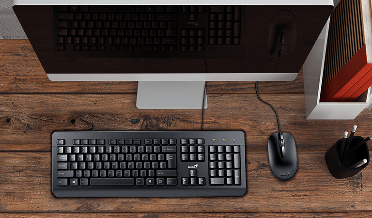 Genius KM-160 billentyű + egér fekete (USB) #4