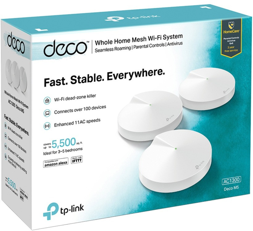 TP-Link AC1300 egész otthont lefedő Mesh Wi-Fi rendszer DECO M5 (3-Pack) #3
