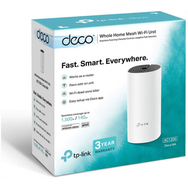 TP-Link AC1200 egész otthont lefedő Mesh Wi-Fi rendszer DECO M4 (1-Pack) #3