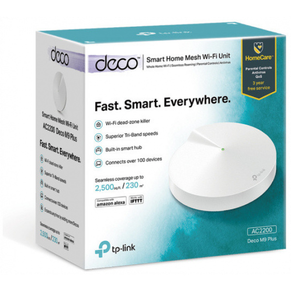 TP-Link AC2200 Okos Otthon Mesh Wi-Fi rendszer DECO M9 Plus (1-Pack) #3