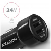 USB Car charger (autós töltő adapter) Dual Smart 2x 2.4A (össz) - Axagon #4