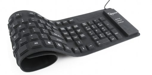 Gembird flexibilis szilikon billentyű (USB + OTG csatlakozás) - angol #2