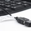 Gembird flexibilis szilikon billentyű (USB + OTG csatlakozás) - angol #3