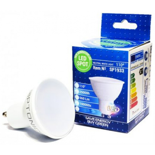 Optonica LED spot (GU10 foglalat) - 500 lumen - meleg fehér #2