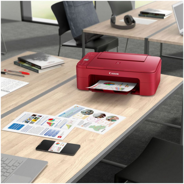 Canon Pixma TS3352 nyomtató (printer/szkenner) - Wi-Fi, piros #4