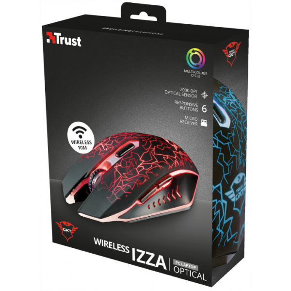 Trust GXT 107 Izza vezeték nélküli Gaming Mouse (RGB LED-es) #4