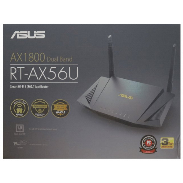Asus AX1800 kétsávos WiFi 6 (802.11ax) Gbites router (RT-AX56U) #4