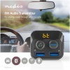 Nedis autós FM transzmitter (12V) - Bluetooth, microSD, kéz nélküli hívás, 2xUSB #4