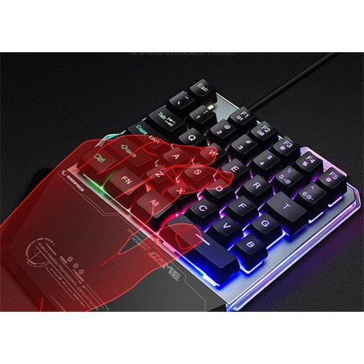 Rampage KB-R24 X-MINI RGB Mini Gaming billentyűzet #4