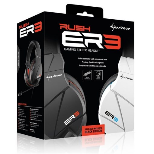 Sharkoon Rush ER3 headset (fehér) #3