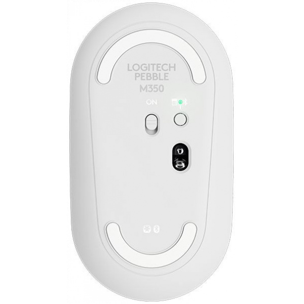 Logitech Pebble M350 Mouse (Wireless és Bluetooth) - Off-White (fehér) #3