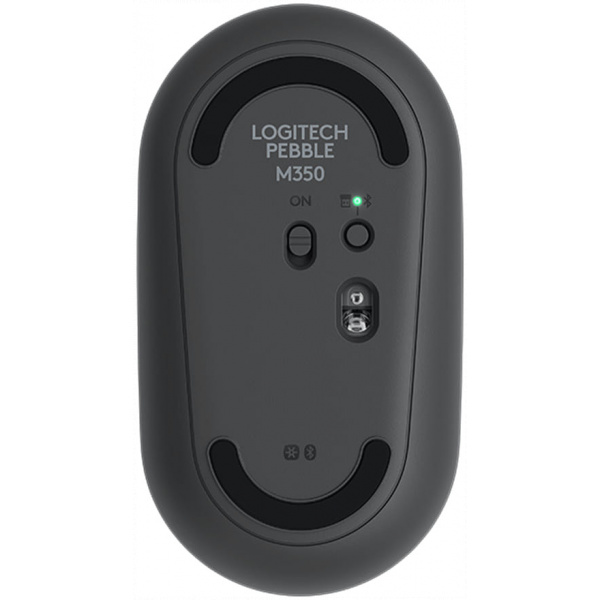 Logitech Pebble M350 Mouse (Wireless és Bluetooth) - Graphite (szürke) #4