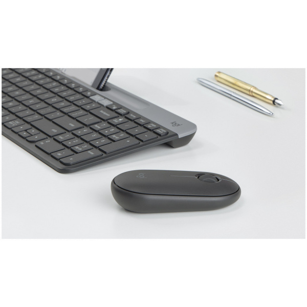 Logitech Pebble M350 Mouse (Wireless és Bluetooth) - Graphite (szürke) #5