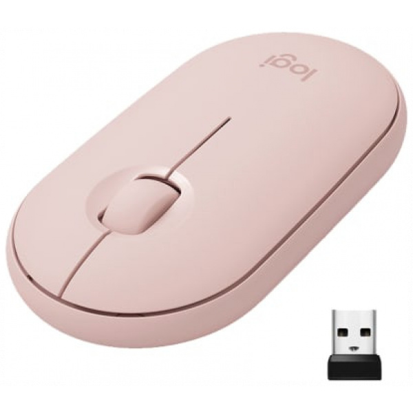 Logitech Pebble M350 Mouse (Wireless és Bluetooth) - Rose (rózsaszín) #2