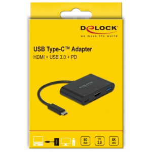 Delock Ultra HD (4K) adapter USB Type-C™ (PD port) > HDMI aljzat #2