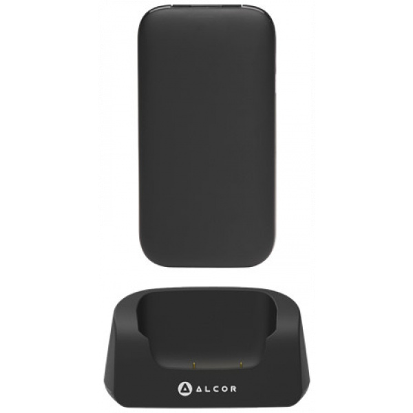 Alcor Handy D Flip mobiltelefon - fekete #2