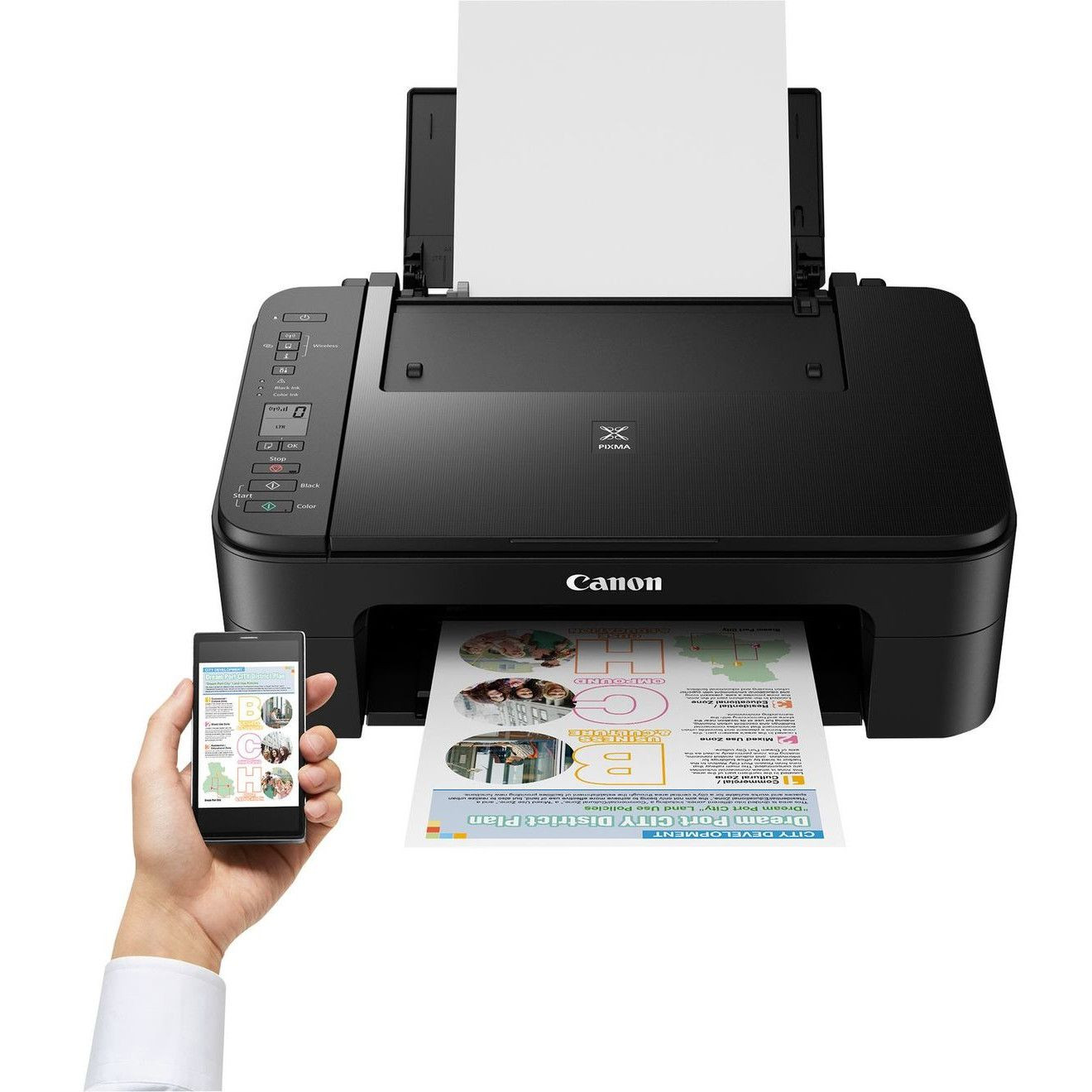 Canon Pixma TS3355 nyomtató (printer/szkenner) - Wi-Fi, fekete #2