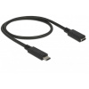 USB (C) – USB (C) (M/F) hosszabbító kábel 2m Delock #2