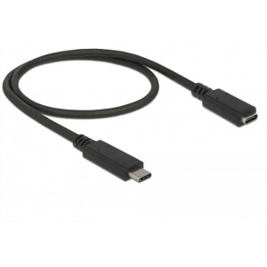 USB (C) – USB (C) (M/F) hosszabbító kábel 2m Delock #2