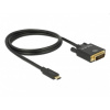 USB Type-C™ - DVI 24+1 4K kábel (DP váltakozó mód) 4K 30 Hz, 1m Delock #3