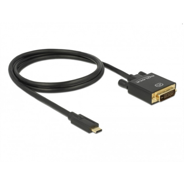 USB Type-C™ - DVI 24+1 4K kábel (DP váltakozó mód) 4K 30 Hz, 1m Delock #3
