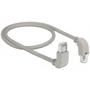 Delock UTP patchkábel L csatlakozókkal, Cat5e 0,5m (szürke) #2