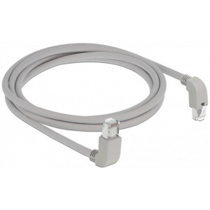 Delock UTP patchkábel L csatlakozókkal, Cat5e 2m (szürke) #2