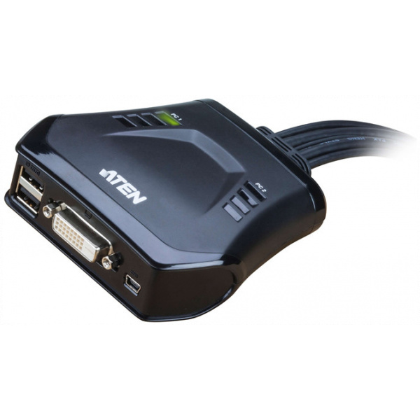 KVM 2 PC átkapcsoló - DVI és USB csatlakozókkal ATEN CS22D #2