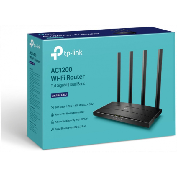 TP-Link Wireless-AC MU-MIMO Gigabit Router (AC1200) Archer C6U #4