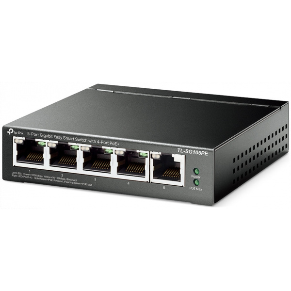 TP-Link TL-SG105PE 5-port Gbit PoE switch 4 PoE+ porttal (desktop) #2