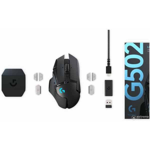Logitech G502 LightSpeed Hero vezeték nélküli Gamer egér #6
