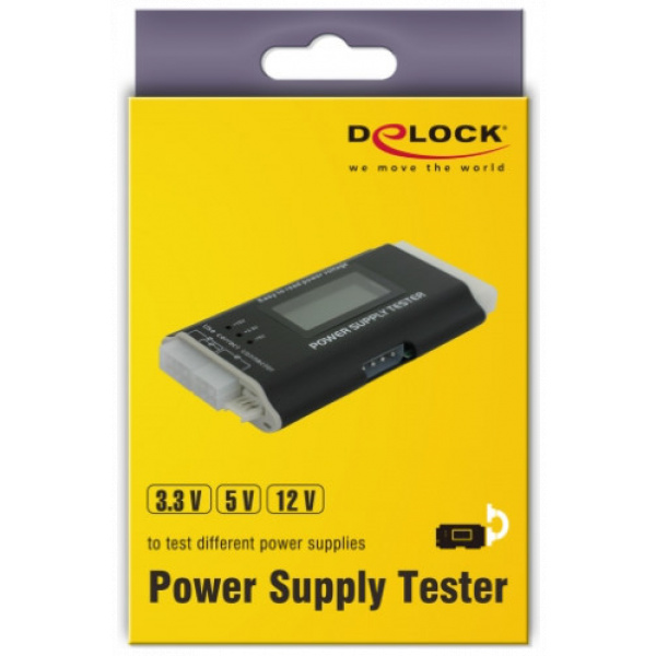 Delock PC tápteszter III (LCD kijelzővel) #5