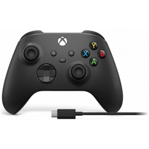 Microsoft Xbox X/S Wireless/USB Controller - Carbon Black kábellel #2